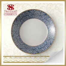 Großhandel Bone China Teller, Keramikplatte Malerei Designs